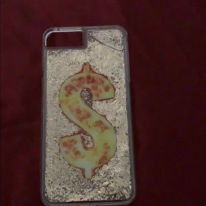 Glitter- money sign iPhone 6s &7 case